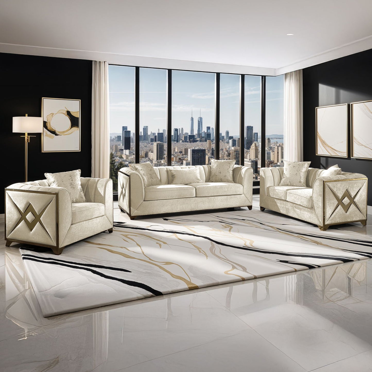 Velencia - Living Room Set Matrix Furniture Group