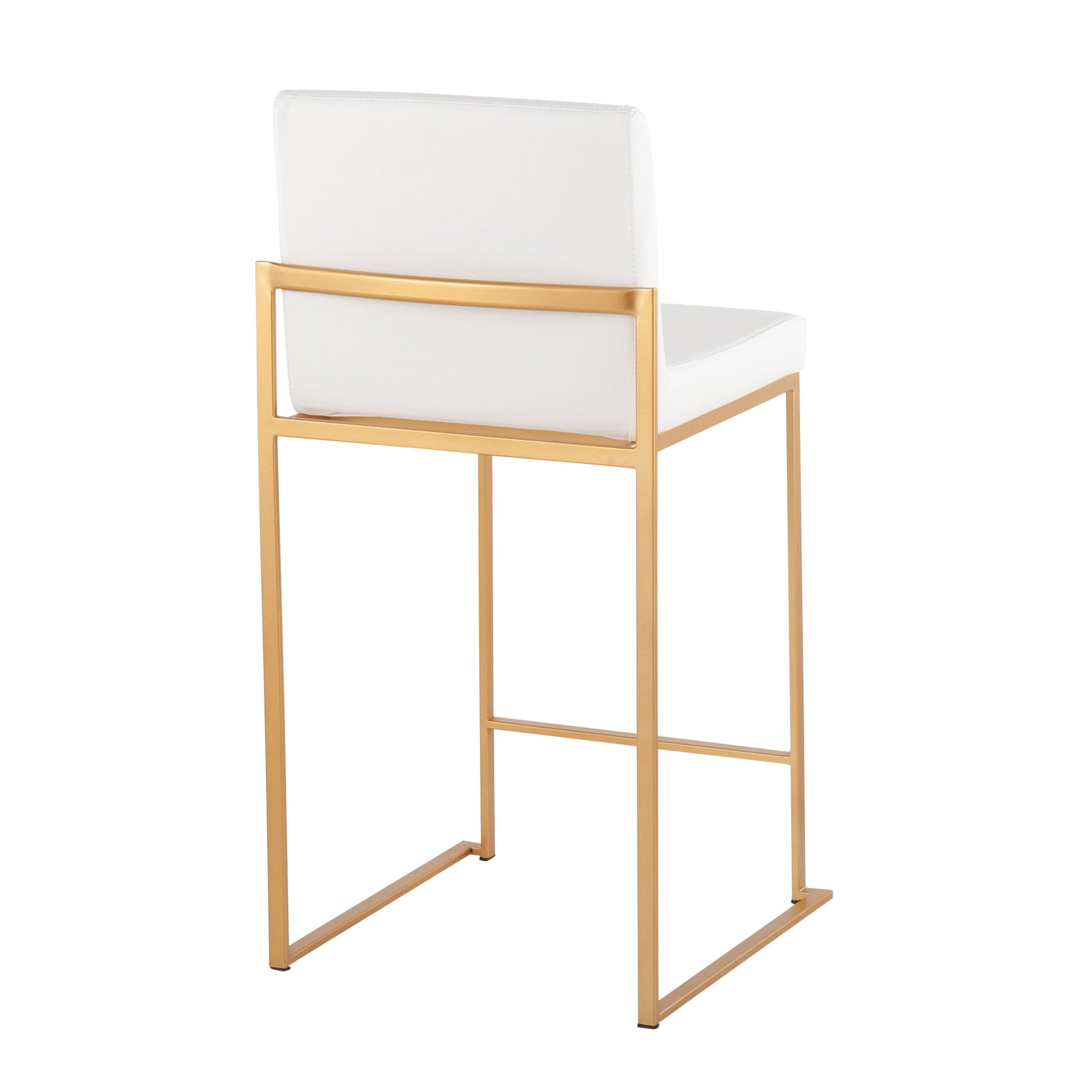 Fuji - Contemporary High Back Stylish Counter Stool Lumi Source