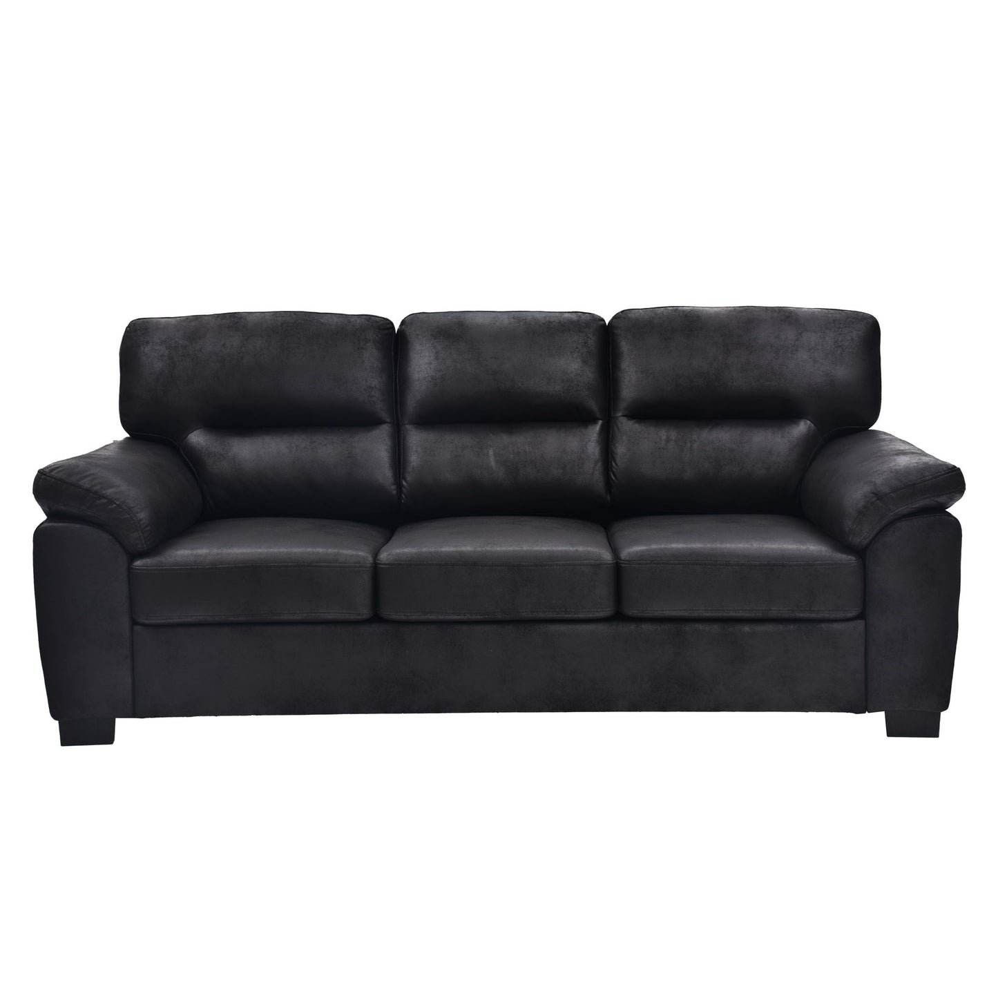 3 Seater Sofa With Padded Armrests And Triangular Leg Home Essentials