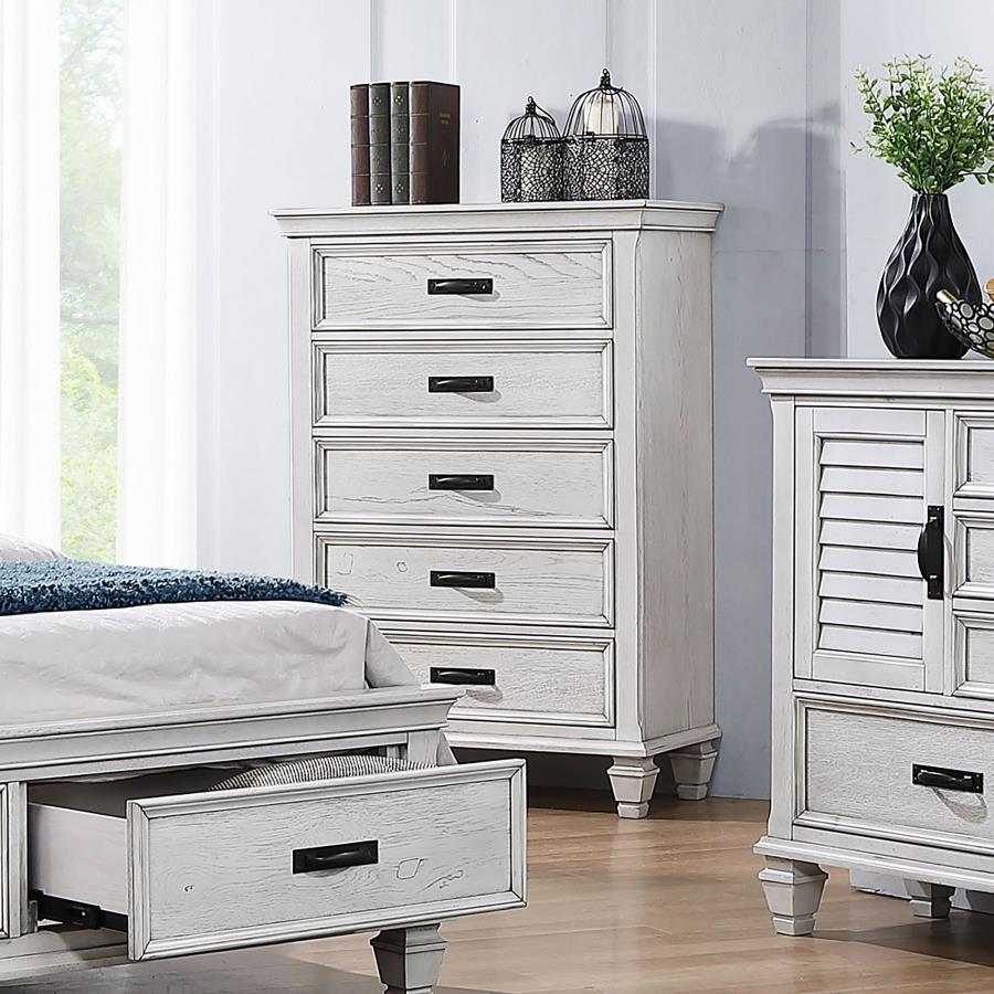 Franco - 5-Drawer Bedroom Chest CoasterEssence