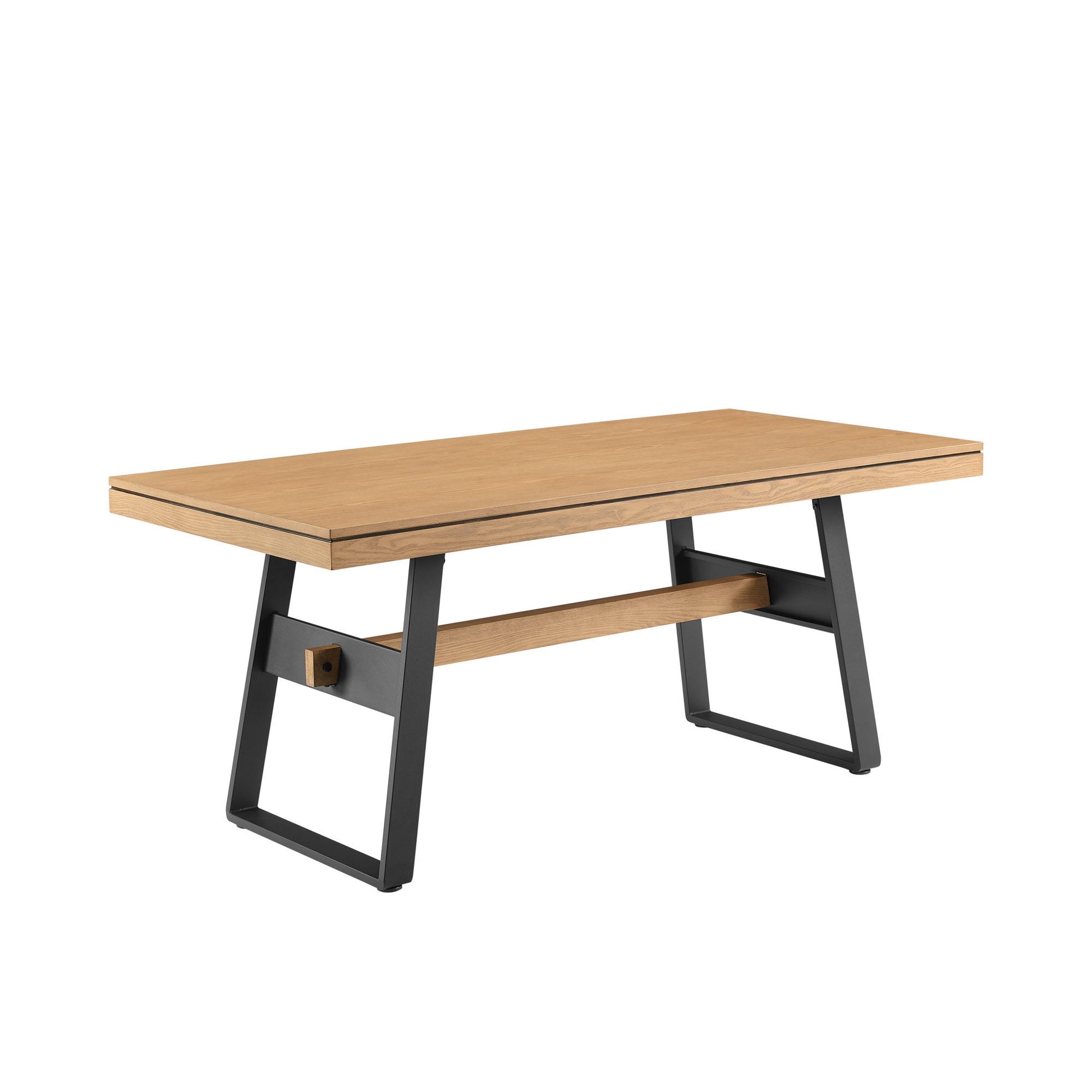 Modern Industrial Large Dining Table Walker Edison