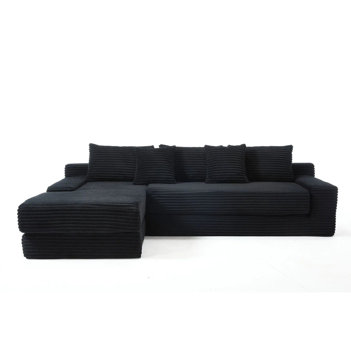 Modern L - Shaped Sectional Couch With Memory Foam Home Essentials