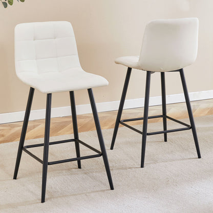Bar Chair Set Comfortable With Metal Legs And Ergonomic Design Home Essentials