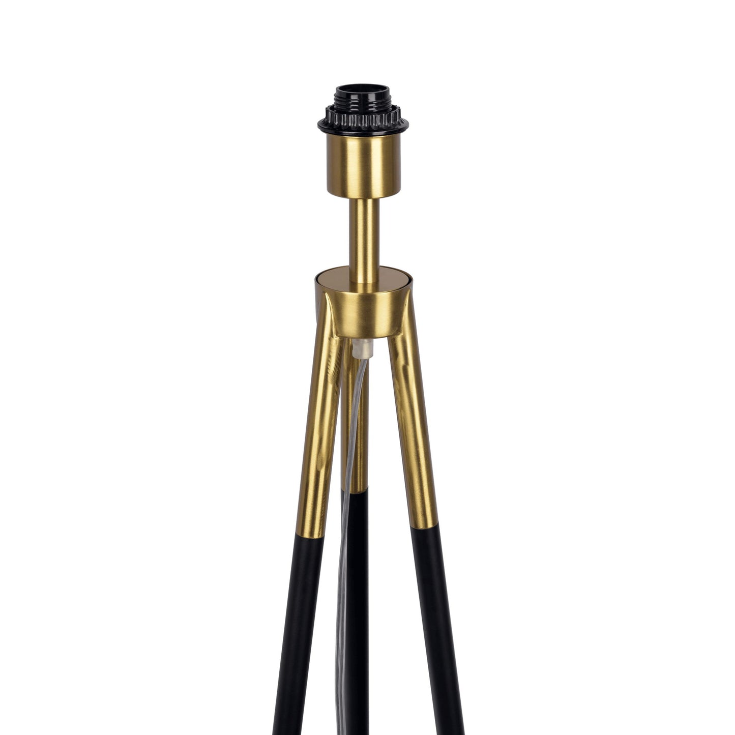 Sway - Floor Lamp With On / Off Switch Triple Legs Shade - Black / Gold / White Ashcroft Furniture