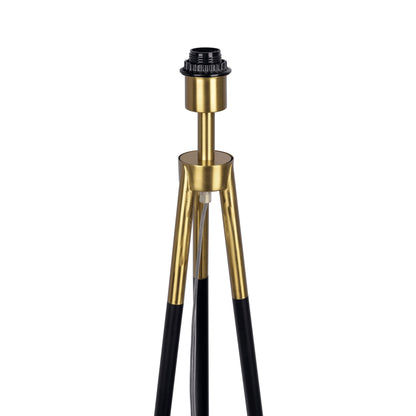 Sway - Floor Lamp With On / Off Switch Triple Legs Shade - Black / Gold / White Ashcroft Furniture