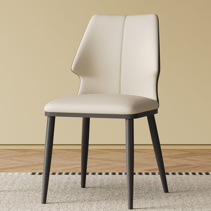 Contemporary Dining Chair (Set of 2) Comfortable Material For Home Or Office - Gray / White Home Essentials