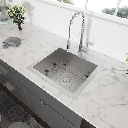 Stainless Steel Drop In Kitchen Sink, Topmount Daily Nest