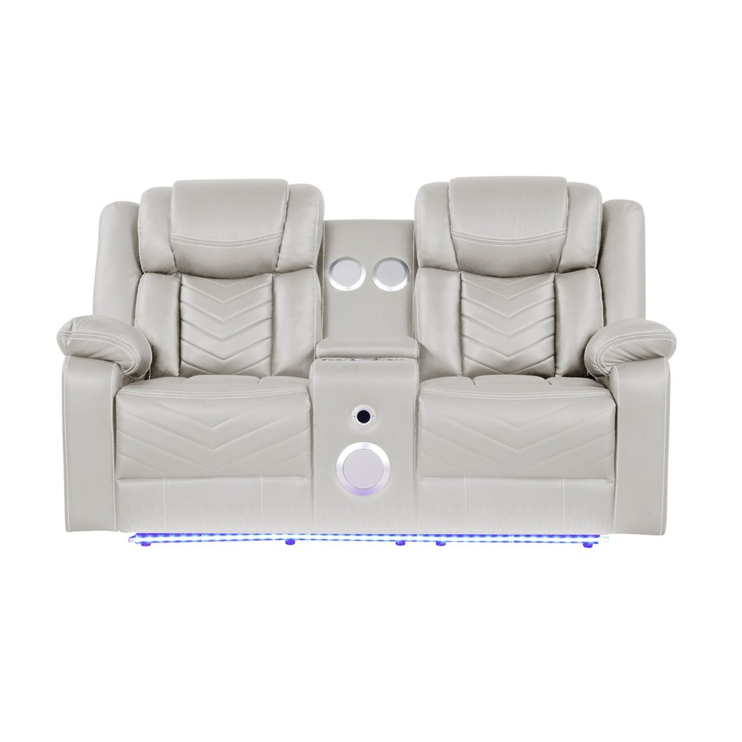 Challenger - LED Power Recliner Loveseat Matrix Furniture Group