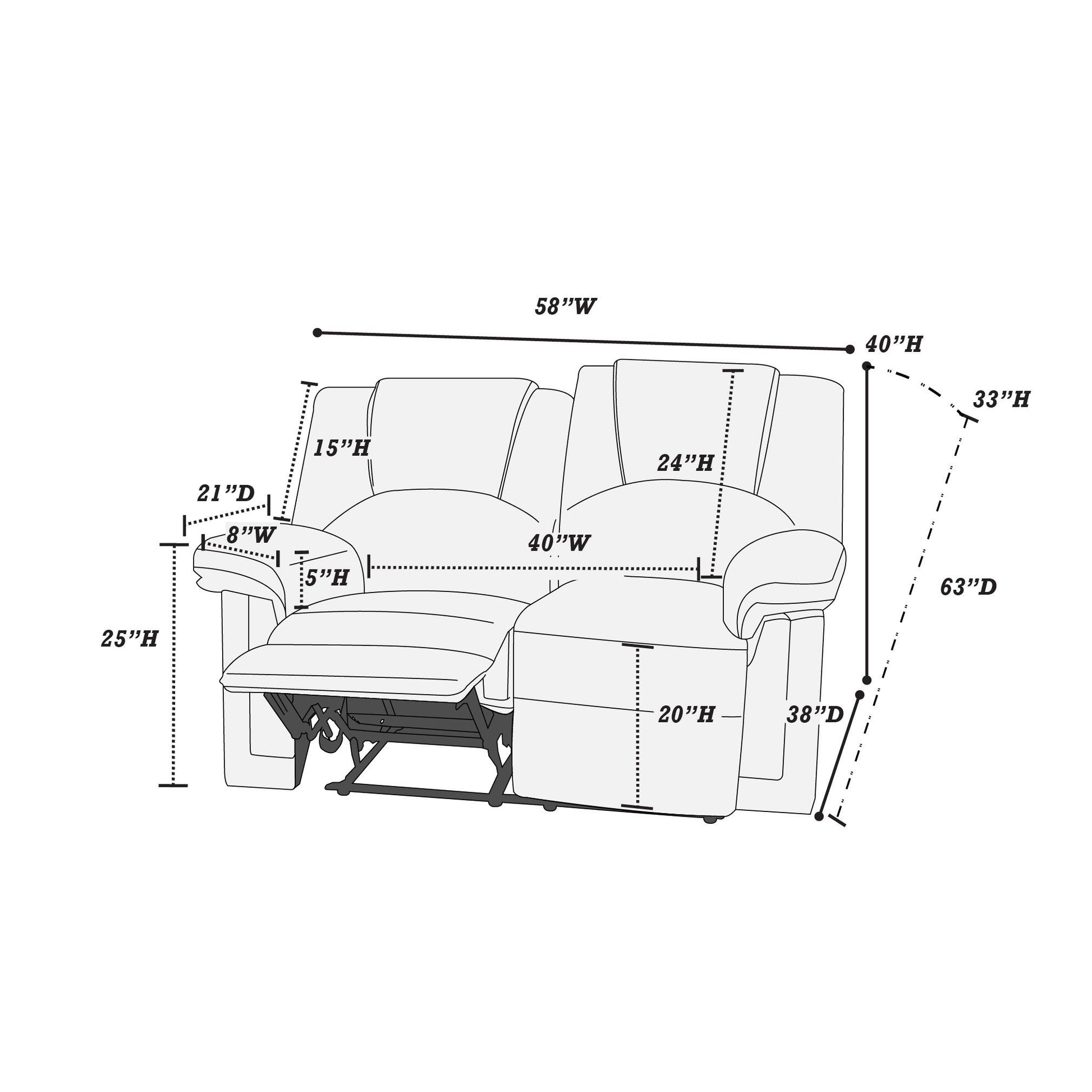 Modern Living Room Set, Cushion Backrest And Pillow Armrest Home Essentials