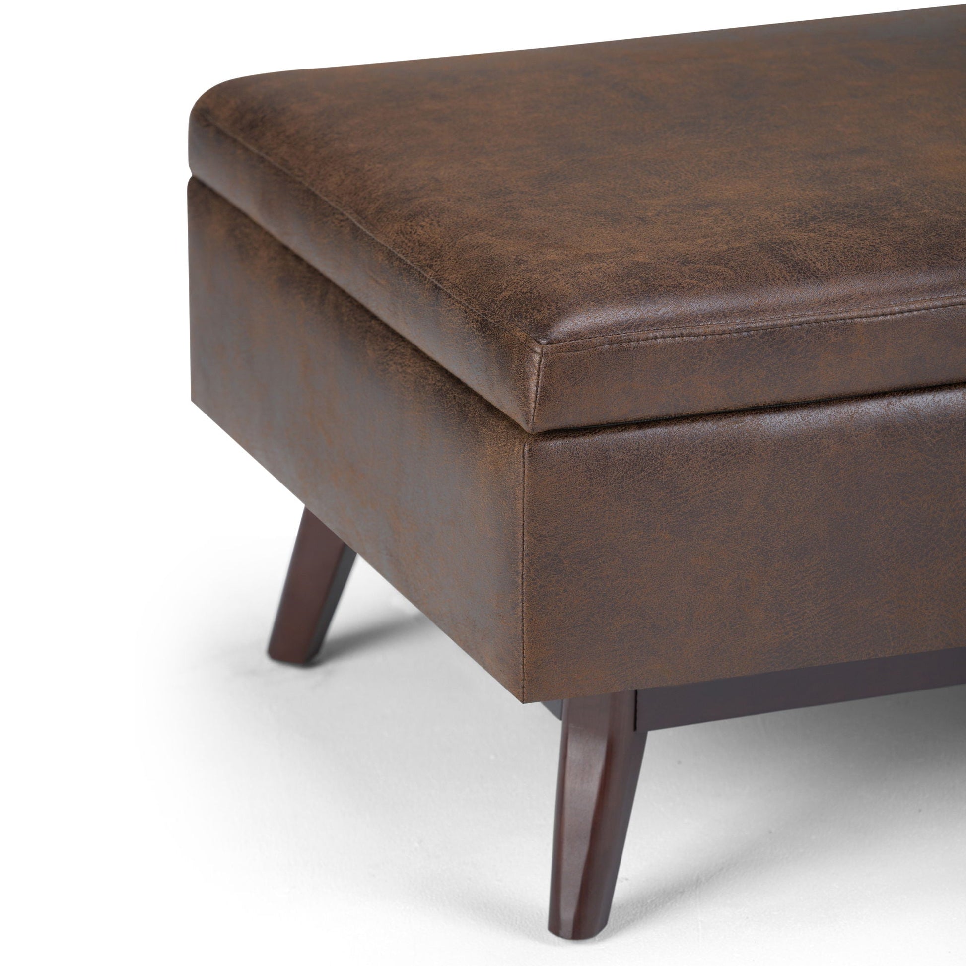 Owen - Upholstered Rectangular Storage Ottoman Simpli-Home