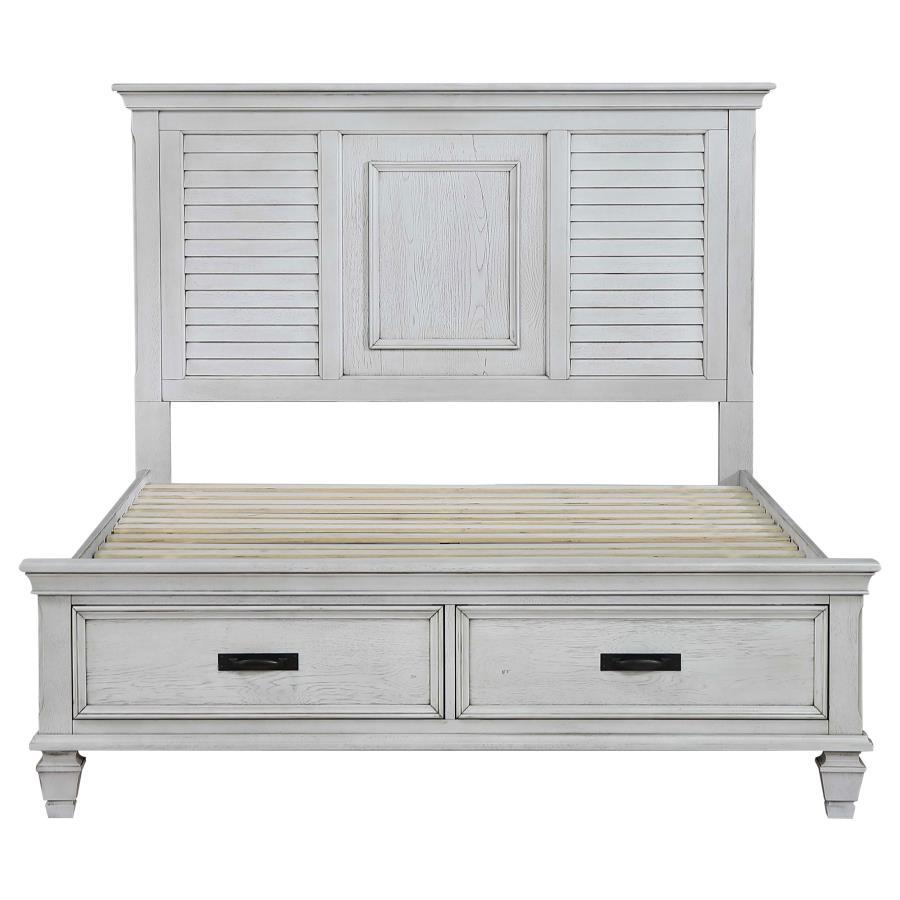 Franco - Wood Storage Panel Bed CoasterEssence
