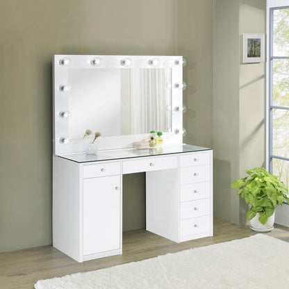 Acena - 7-Drawer Vanity Set With Lighting CoasterEssence
