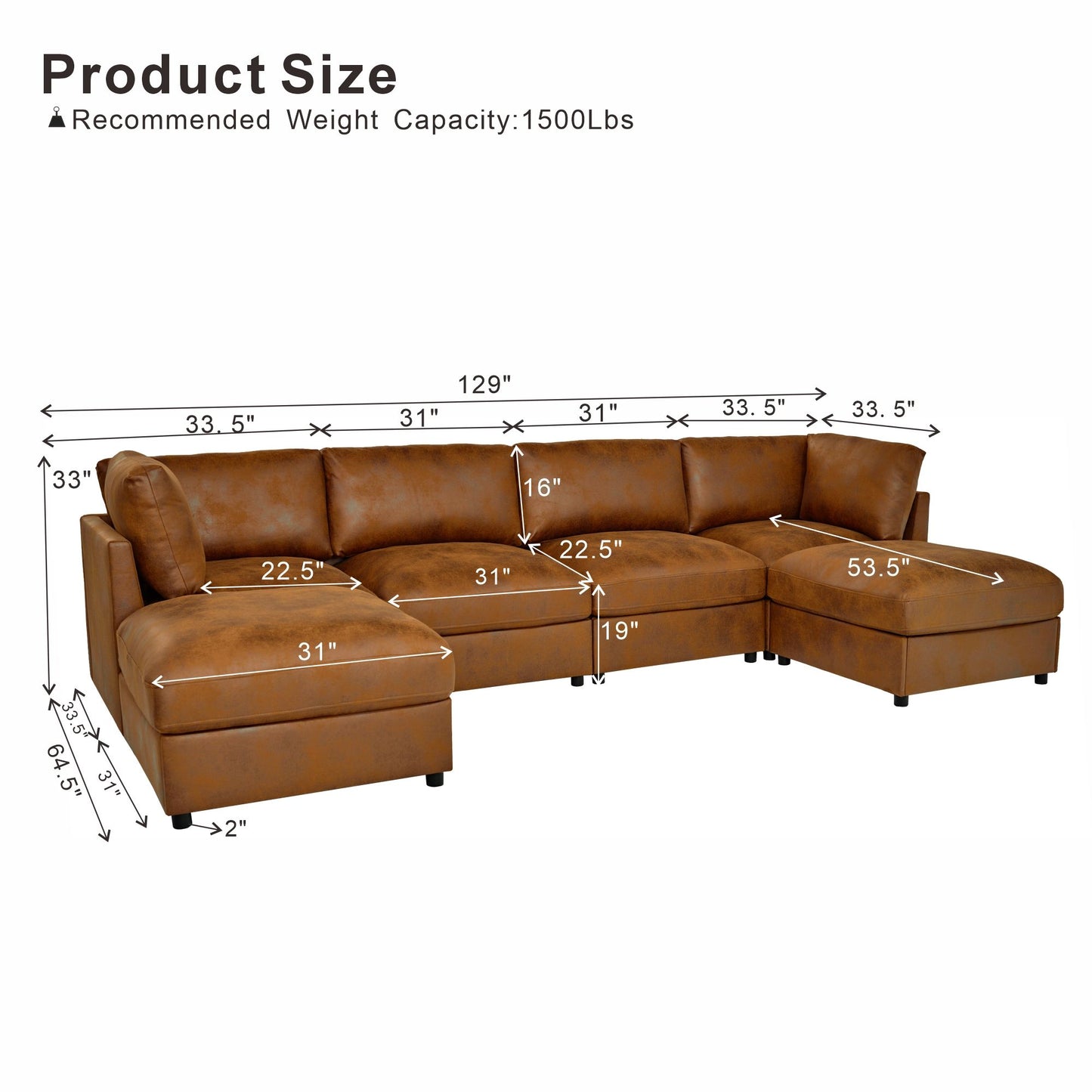 Modular Sectional With Custom Configuration Home Essentials