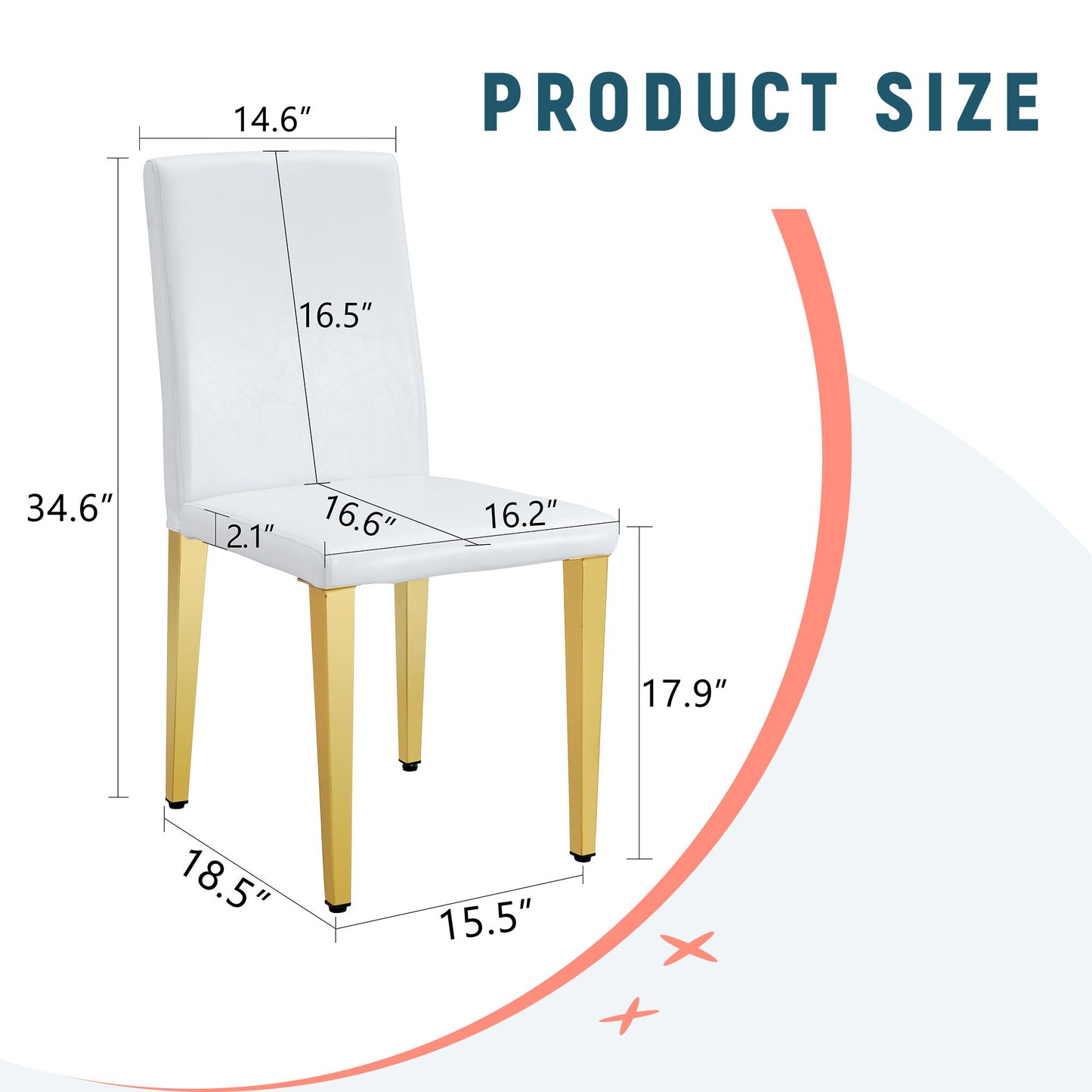 Elegant Upholstered Chairs With Metal Legs Home Essentials