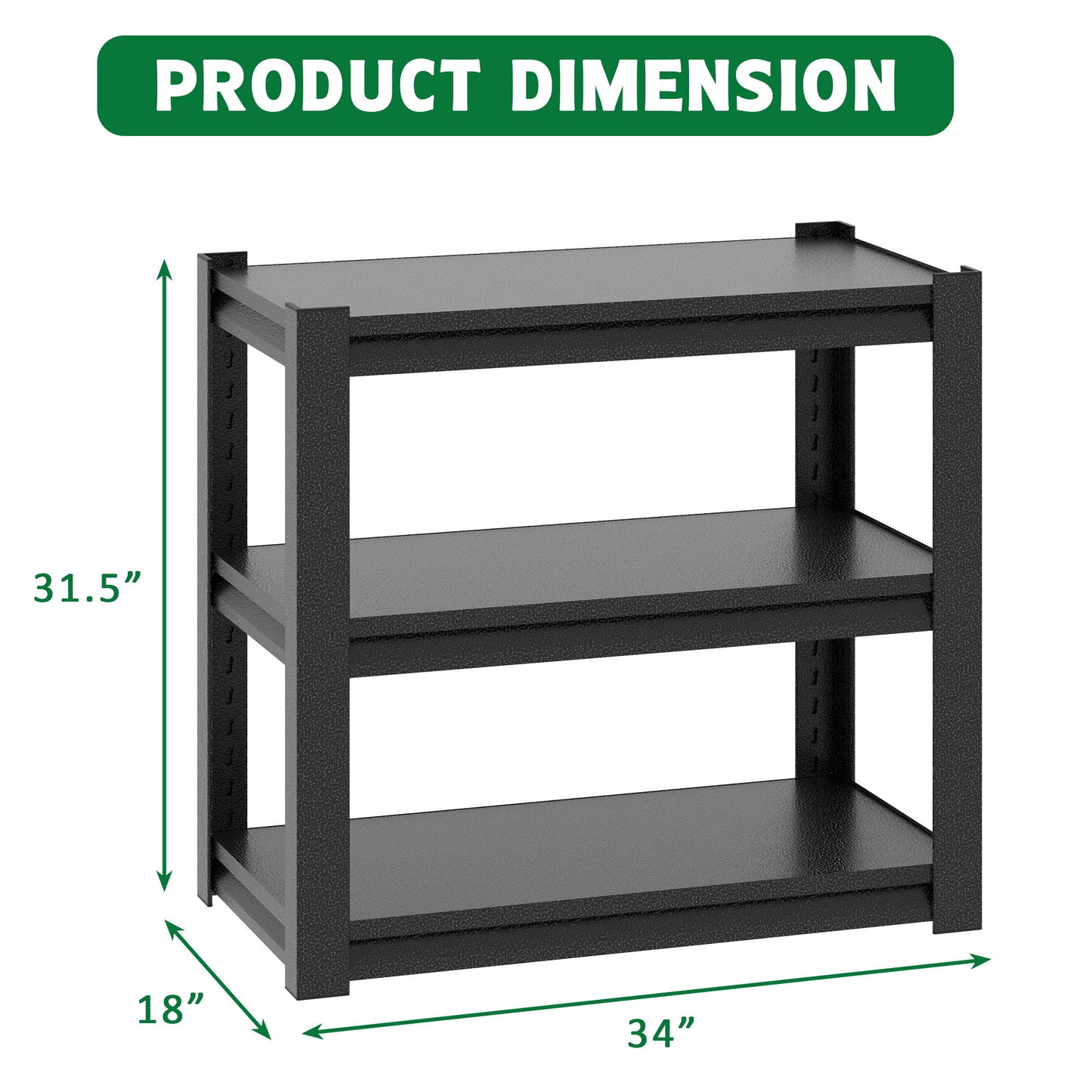 Stylish Metal Aquarium Stand For 20 - 30 Gallon Tanks, 3 Tier Adjustable Shelf Daily Nest