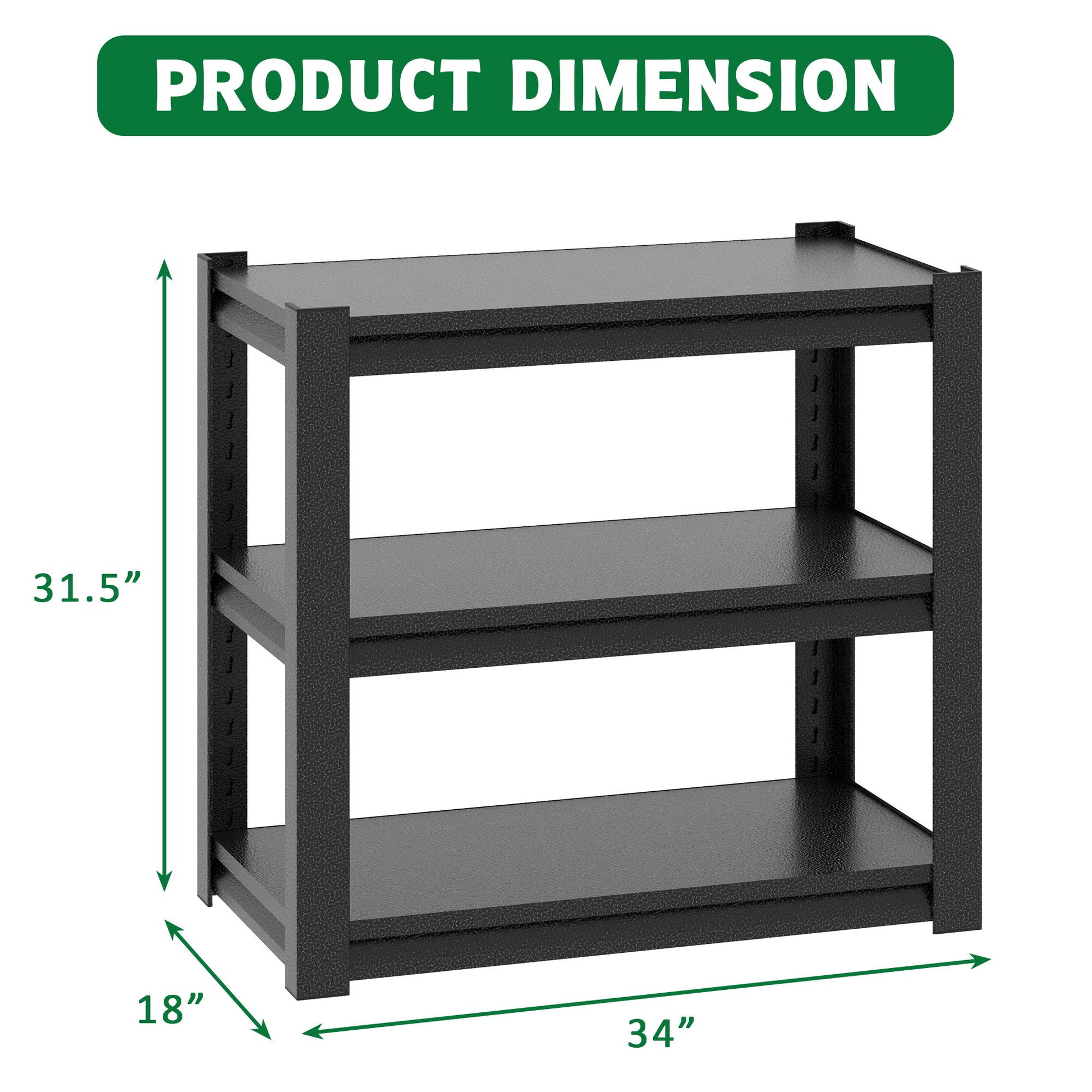 Stylish Metal Aquarium Stand For 20 - 30 Gallon Tanks, 3 Tier Adjustable Shelf Daily Nest