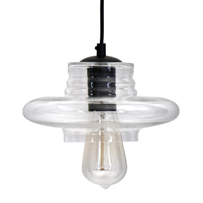 Torus - Saucer Industrial Pendant - Clear Lumi Source