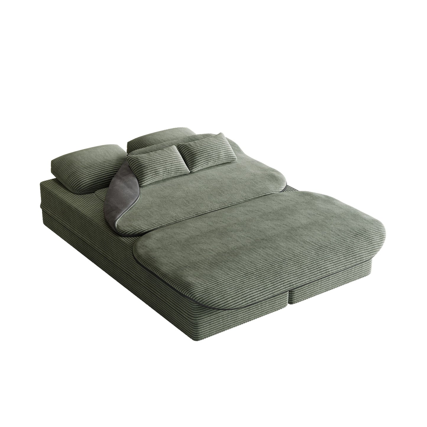 2 In 1 Foldable Sofa Bed With Multi Functional Blanket Home Essentials