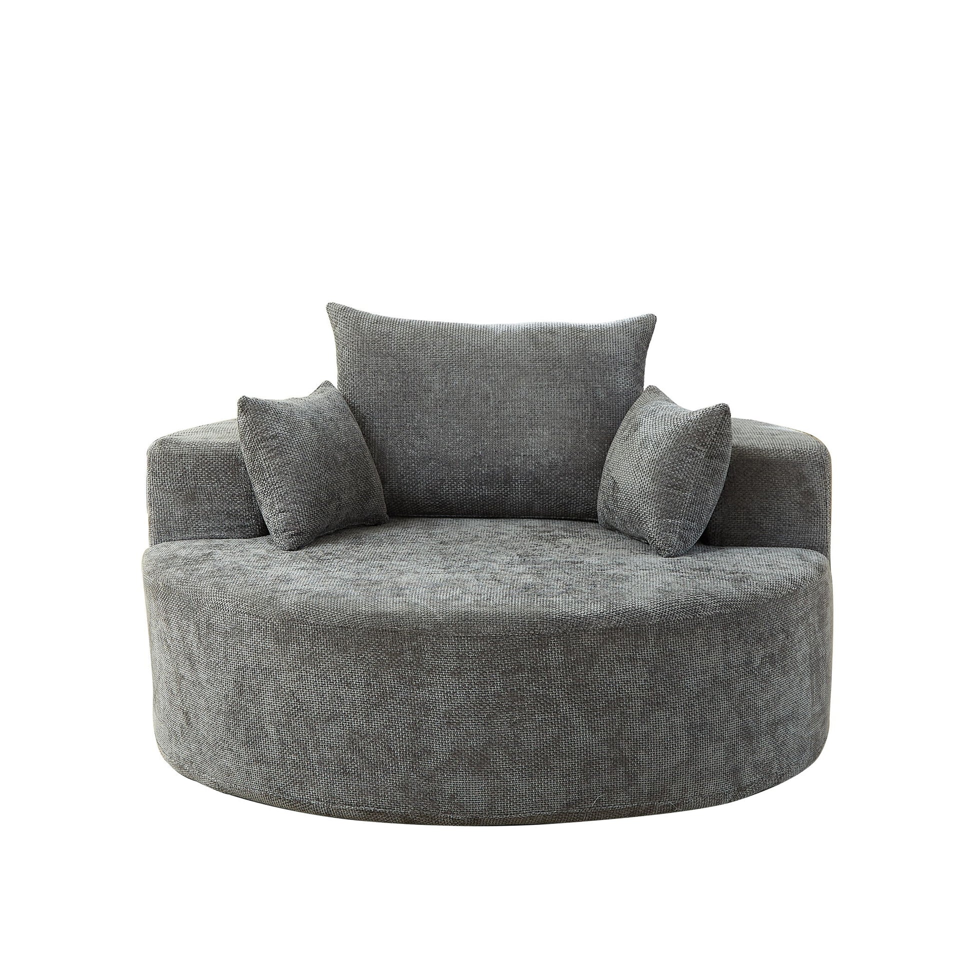 Single Sofa, Sleeper Chair For Living Room - Gray Home Essentials