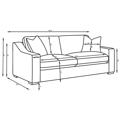 Chelan - Sloped Arm Sofa Furniture Max