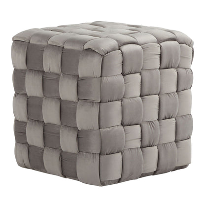 Square Braided Ottoman - Lumi Source