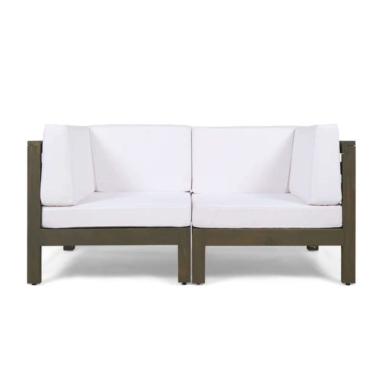 Oana - 2 Piece Loveseat Set With Water Resistant Cushions Noble House