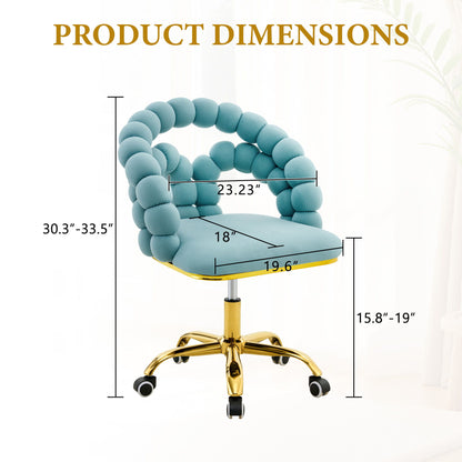 Puffy Bubble, Ball Chain Accent Chair With 5 Claw Casters Home Essentials