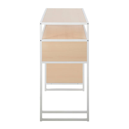 Display - Farmhouse Bar Height Table With Storage Space Lumi Source