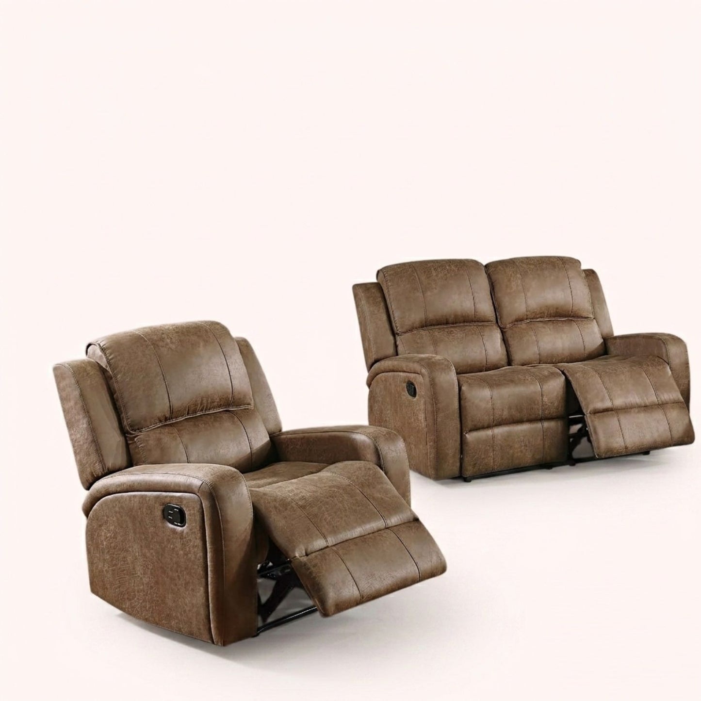 Modern Living Room Set With Square Armrest, Cushion Backrest Home Essentials