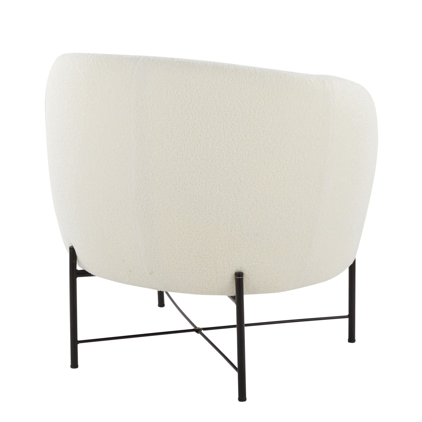 Chloe - Contemporary Chair - Black / White Lumi Source