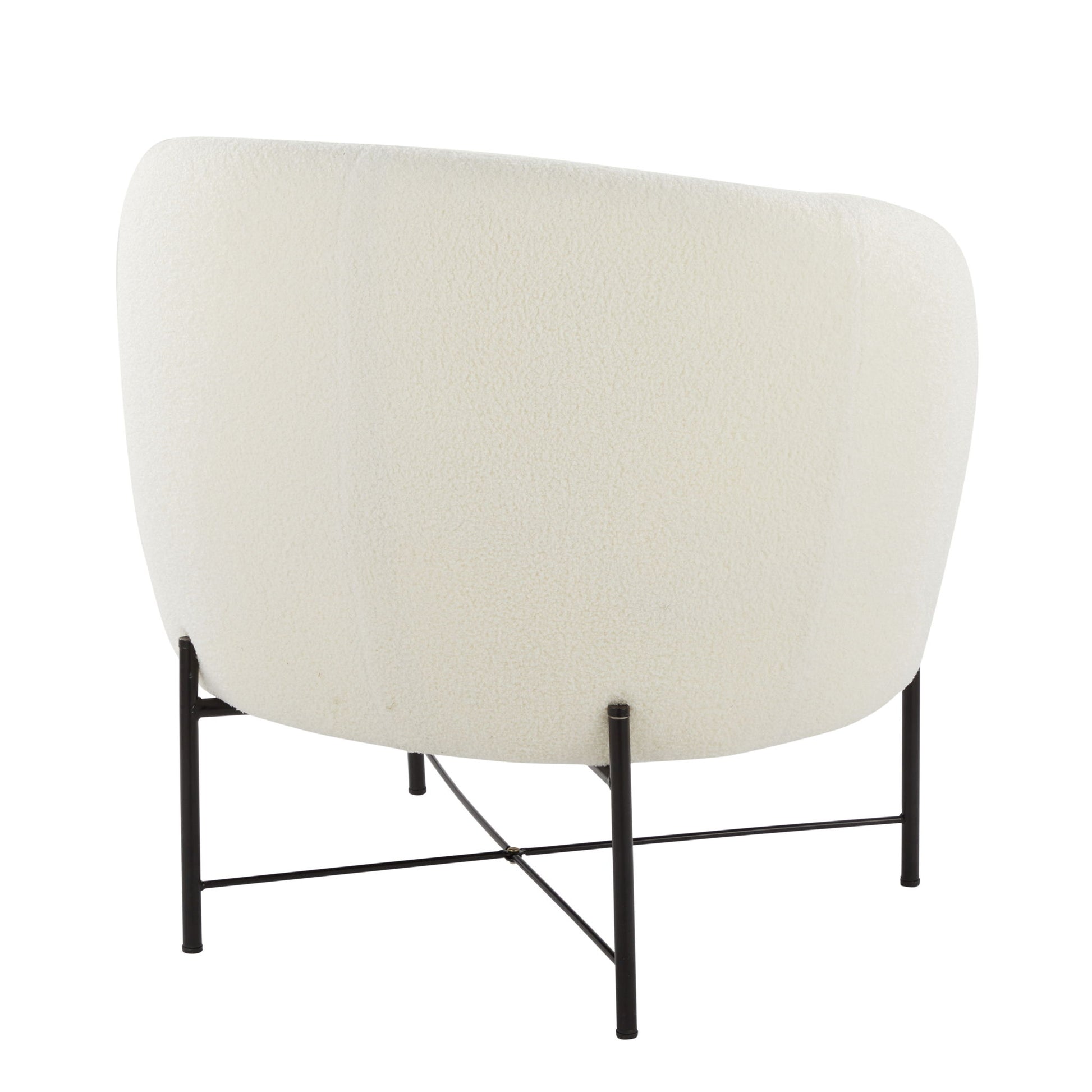 Chloe - Contemporary Chair - Black / White Lumi Source