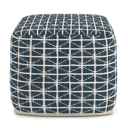Noreen - Upholstered Square Pouf Simpli-Home