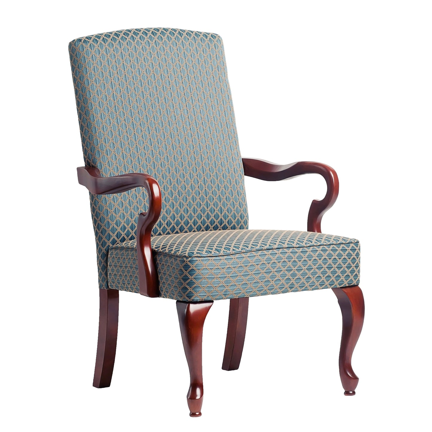 Delaney - Elegant Gooseneck Arm Chair With High Back Ridgecrest Home