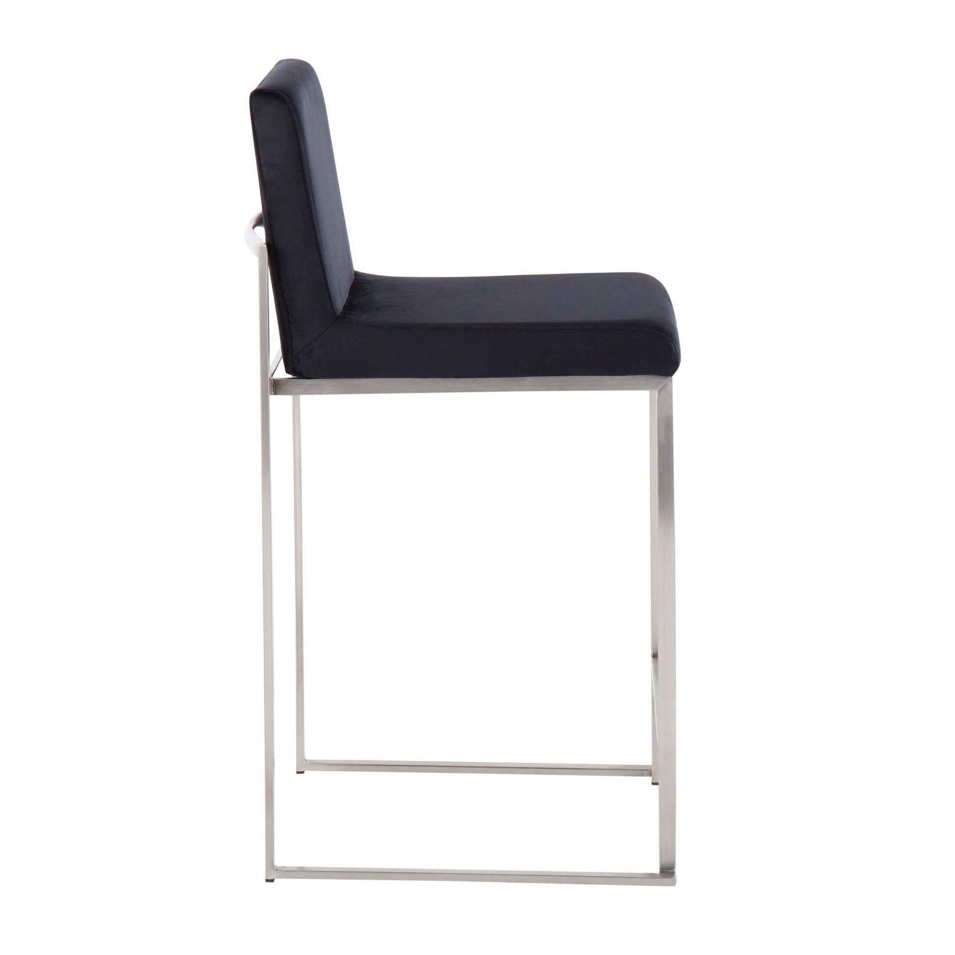 Fuji - Contemporary High Back Counter Stool, Functional Design Lumi Source