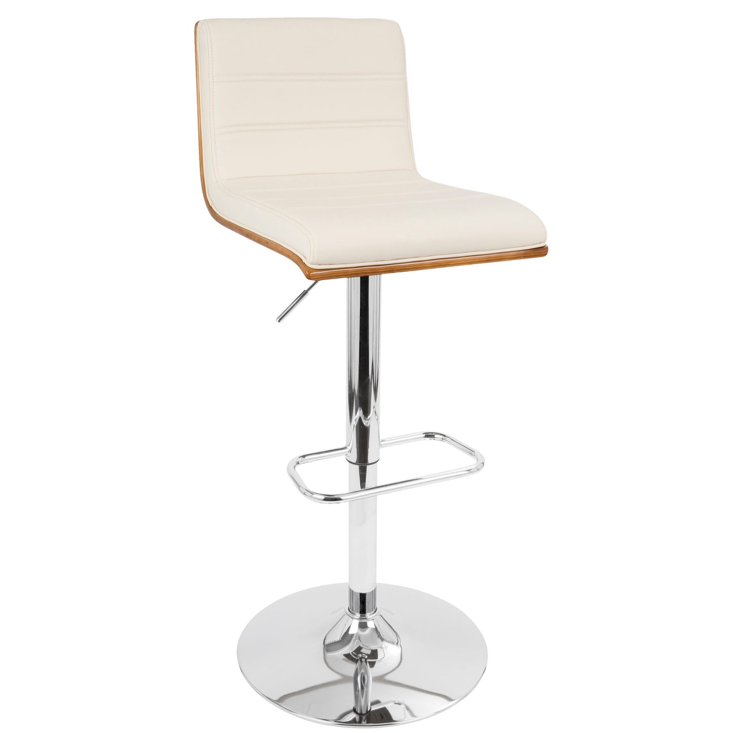 Vasari - Mid Century Modern Adjustable Barstool With Swivel Lumi Source