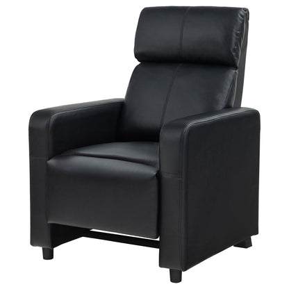 Push Back Recliner - Black Furniture Max