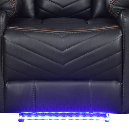 Challenger - LED Power Recliner Chair Matrix Furniture Group