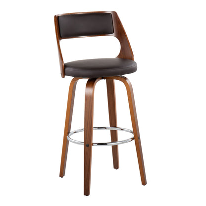 Cecina - Mid-Century Modern Barstool With Swivel (Set of 2) Lumi Source