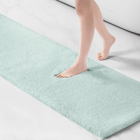 Marshmallow - 24" x 40" Bath Rug - Seafoam Madison Park Signature
