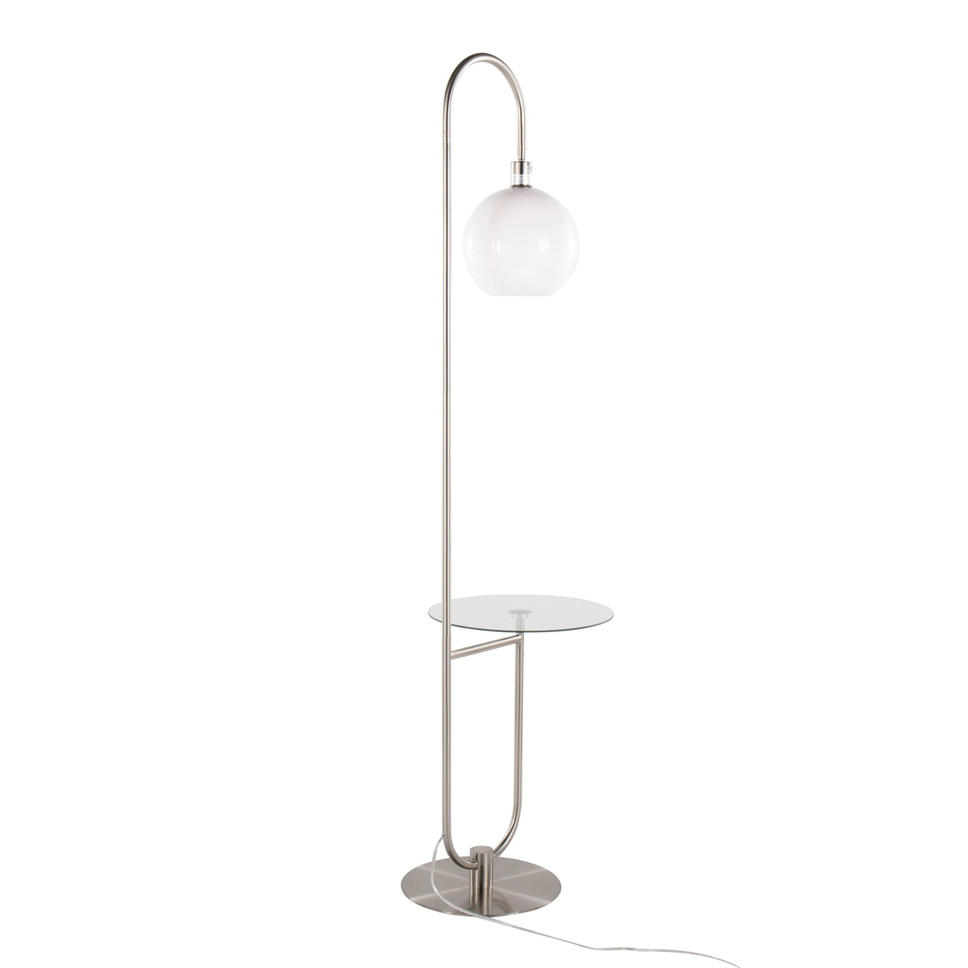 Trombone - Contemporary / Glam Floor Lamp Lumi Source