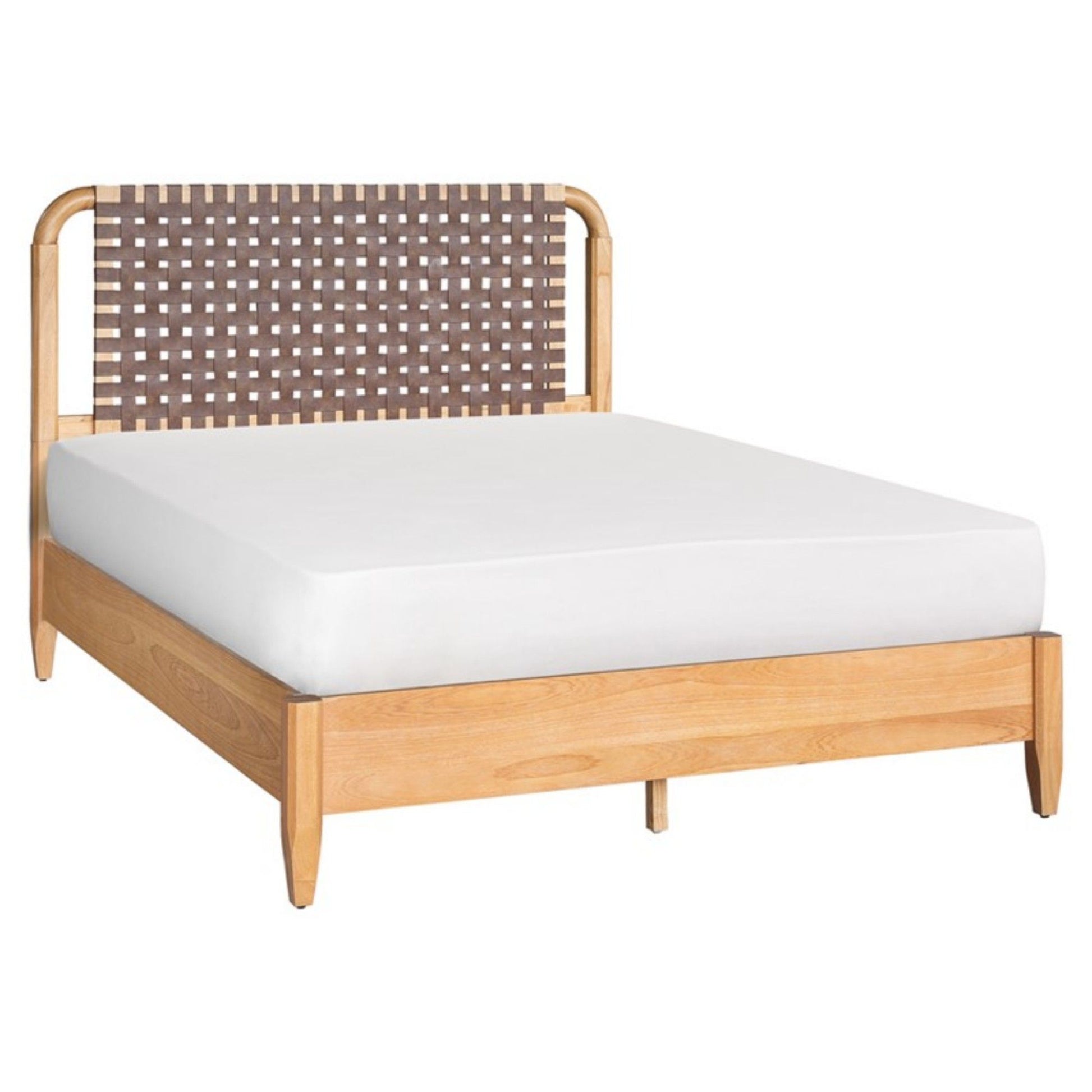 Queen Bed With Caramel Maple Wood - Natural JLA