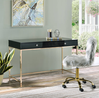 Ottey - High Gloss Writing Desk Acme