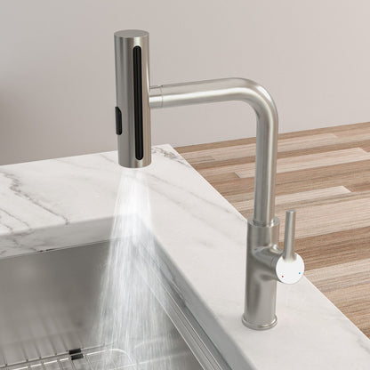 360° Pull Down Kitchen Faucet With 4 Spray Modes Daily Nest