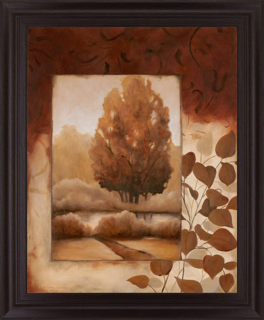Copper Woodland View - 28" x 34" Framed Wall Art Classy Art