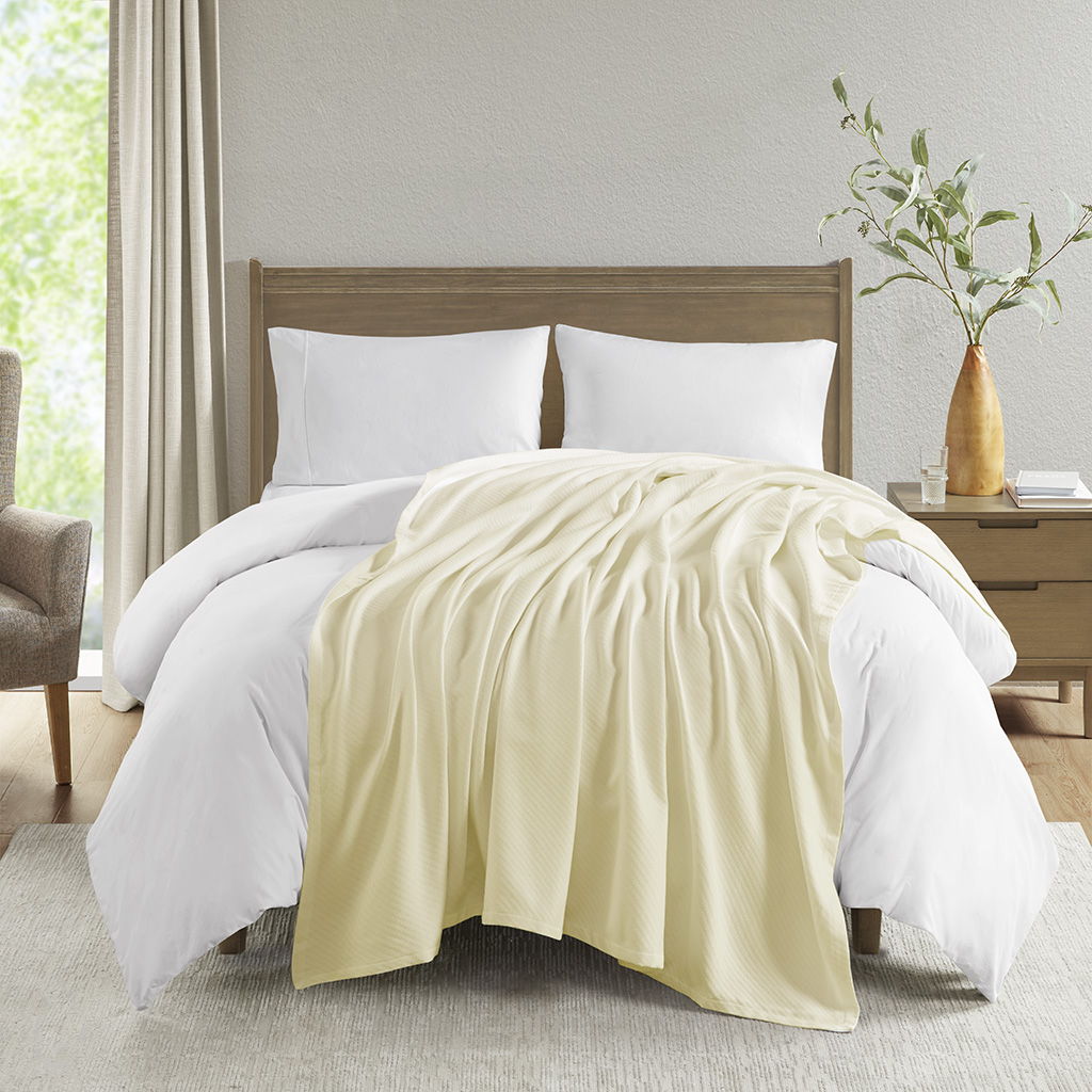 Twin Liquid Blanket - Ivory Madison Park