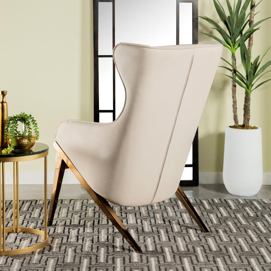 Walker - Upholstered High Wingback Accent Chair CoasterElevations