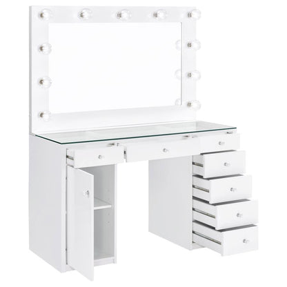 Acena - 7-Drawer Vanity Set With Lighting CoasterEssence