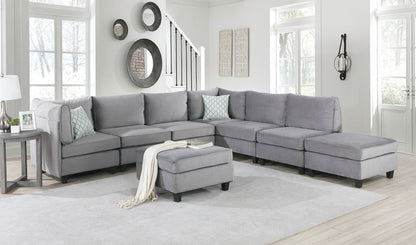 Zelmira - Velvet Sctional Sofa