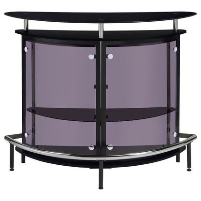 Amarillo - Freestanding Glass Top Home Bar Wine Cabinet CoasterEssence