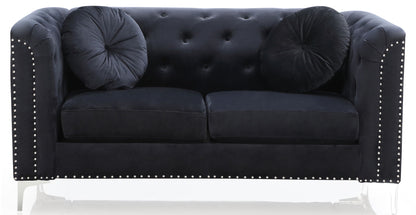 Stylish Sloped Arm Loveseat Glory Furniture